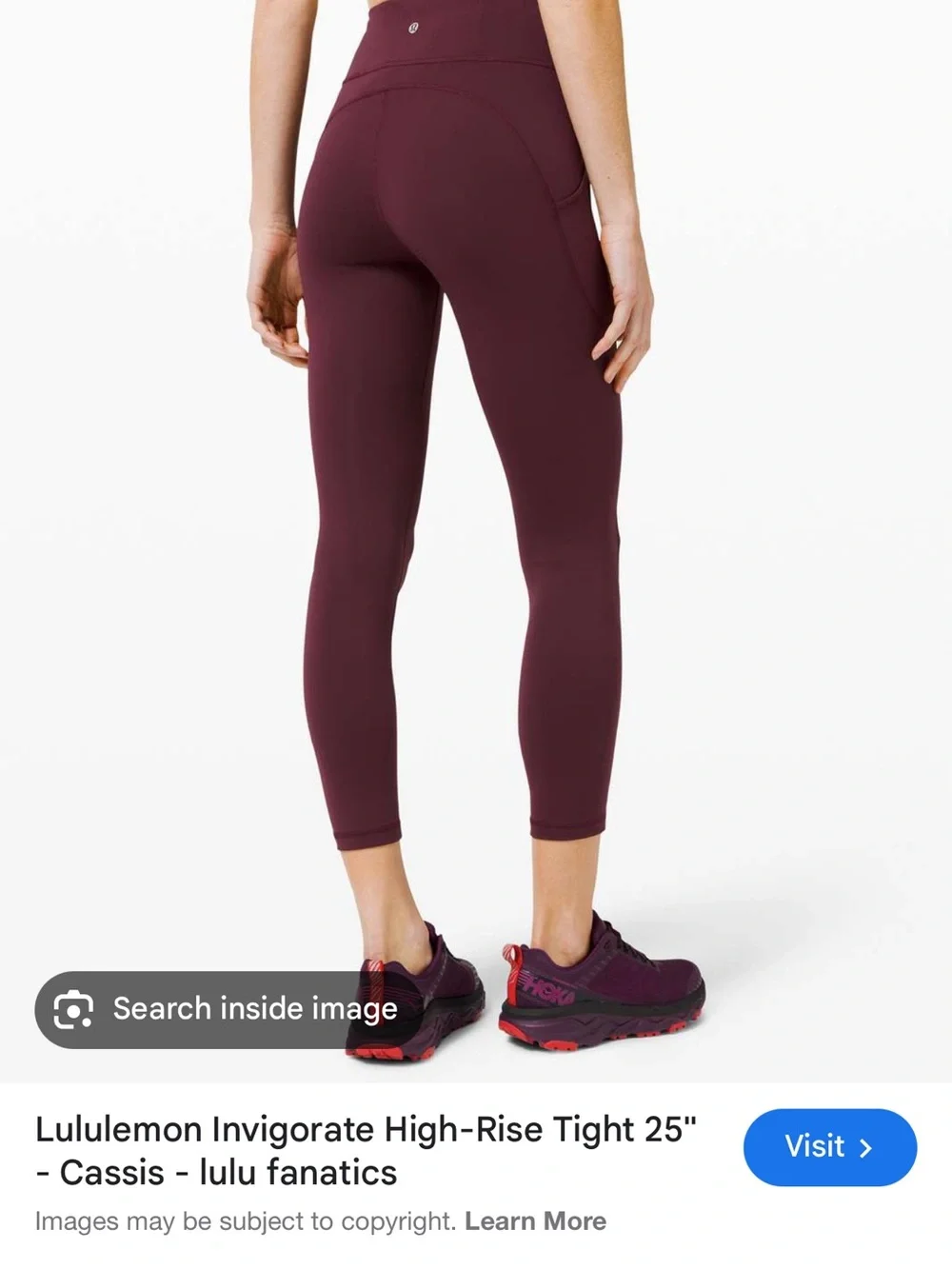 lululemon athletica Invigorate High-Rise Tight in Cassis